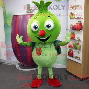 Olive Raspberry mascot...