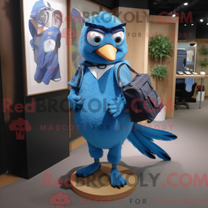 Blauer Jay Maskottchen...