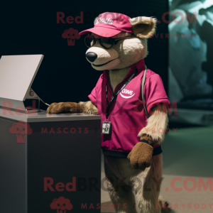 Disfraz de mascota Magenta...
