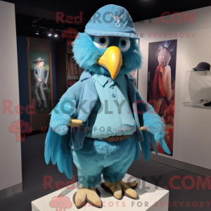 Cyan Harpyie Maskottchen...
