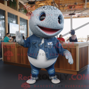 Maskotka Grey Whale w...