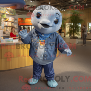 Maskotka Grey Whale w...