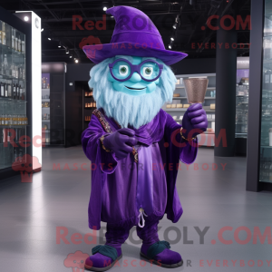 Máscara de feiticeiro roxo...
