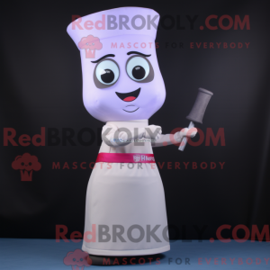 White Hourglass mascot...