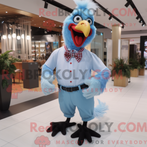Sky Blue Roosters máscara...