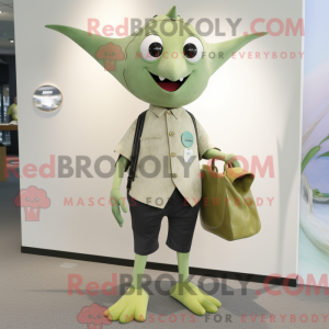 Olive Stingray mascot...