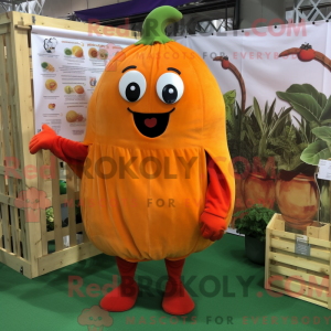Orange Pepper maskot...
