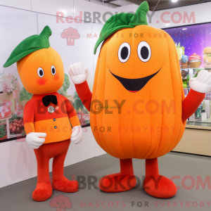 Orange Pepper maskot...