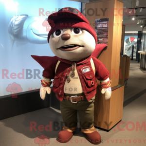 Maroon Tuna maskot...