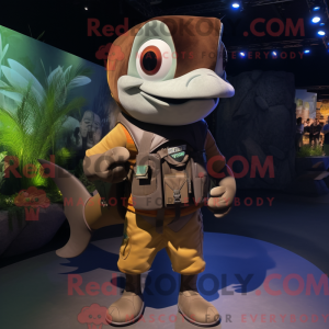 Brown Swordfish mascot...