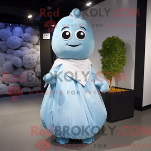 Sky Blue Squash mascot...