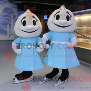 Cream Pair Of Ice Skates...