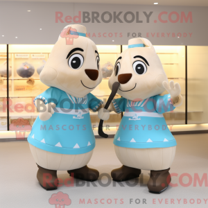 Postava maskota Cream Pair...