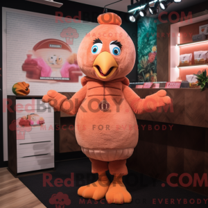 Peach Tyrkiet maskot...