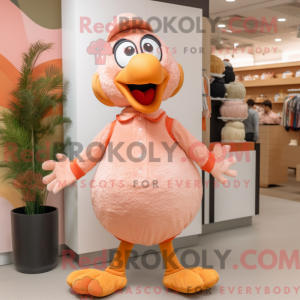 Peach Tyrkiet maskot...