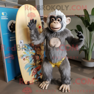Zilveren chimpansee...