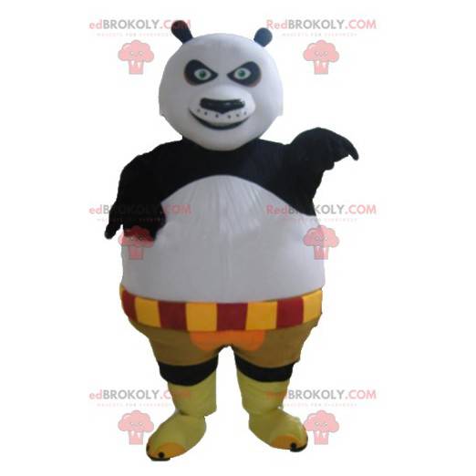 Po, o famoso mascote do panda do desenho animado Kung Fu Panda