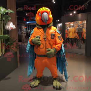 Disfraz de mascota Orange...