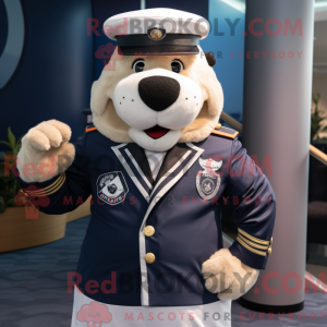 Costume de mascotte de Navy...