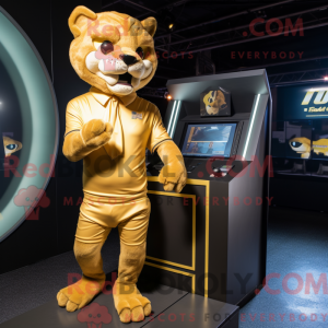 Personaggio mascotte Puma...