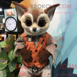 Rust Fruit Bat Maskottchen...