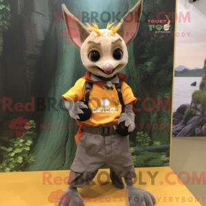 Rust Fruit Bat maskot...