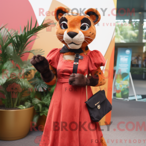Rust Panther maskot kostume...