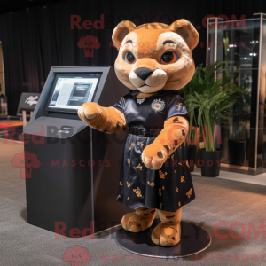 Rust Panther mascot costume...
