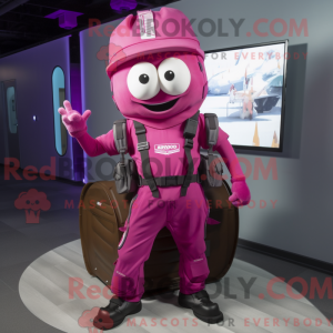Magenta Ray Maskottchen...