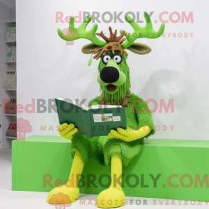 Costume de mascotte d élan...
