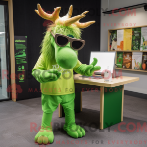 Costume de mascotte d élan...