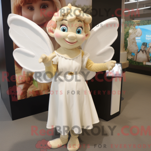 Cream Tooth Fairy mascot...