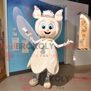 Cream Tooth Fairy mascot...