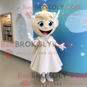Cream Tooth Fairy mascot...