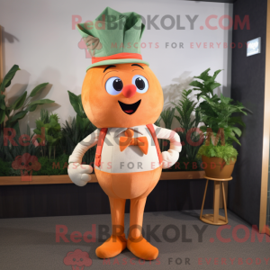 Peach Carrot maskot drakt...