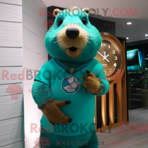 Disfraz de mascota Teal...