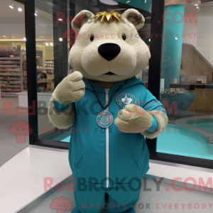 Disfraz de mascota Teal...