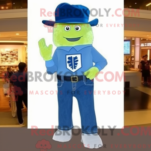 Blue Caesar Salad mascot...