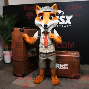 Rust Fox-maskotdraktfigur...