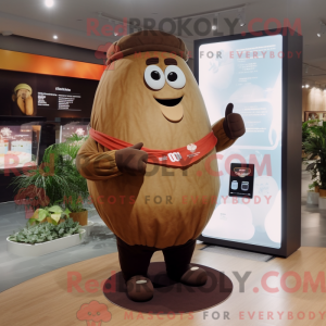 Brun potet maskot kostyme...