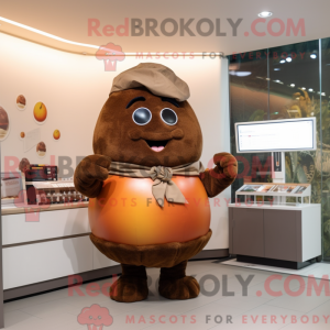 Brun potet maskot kostyme...
