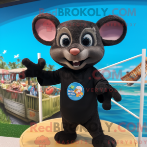 Black Dormouse mascot...