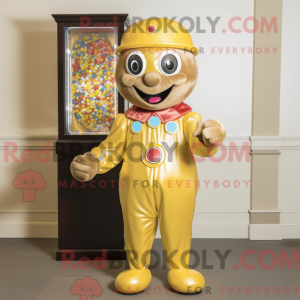 Costume de mascotte Gold...