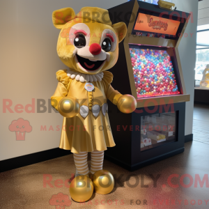 Goldener Kaugummiautomat...