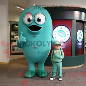 Disfraz de mascota Teal...
