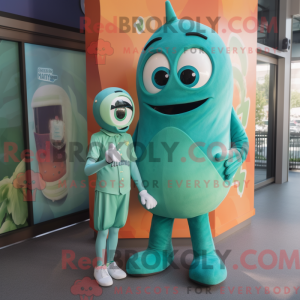 Figura de máscara Teal...