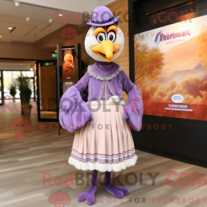Lavender Turkey Maskottchen...