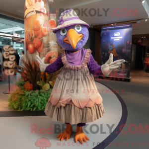 Disfraz de mascota de pavo...