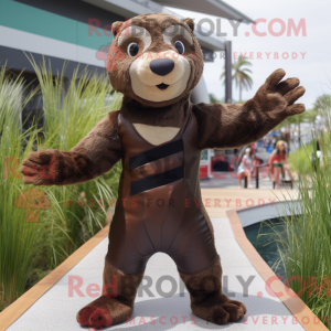 Disfraz de mascota Brown...