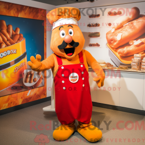 Máscara de currywurst com...